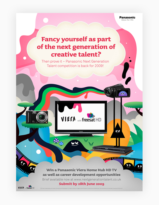 Illustration for Panasonic by Brett Wilkinson / Onesidezero