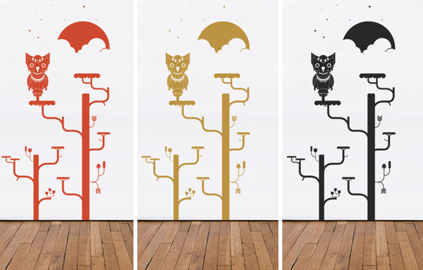 Wall vinyls for Diz Decor by Onesidezero / Brett Wilkinson